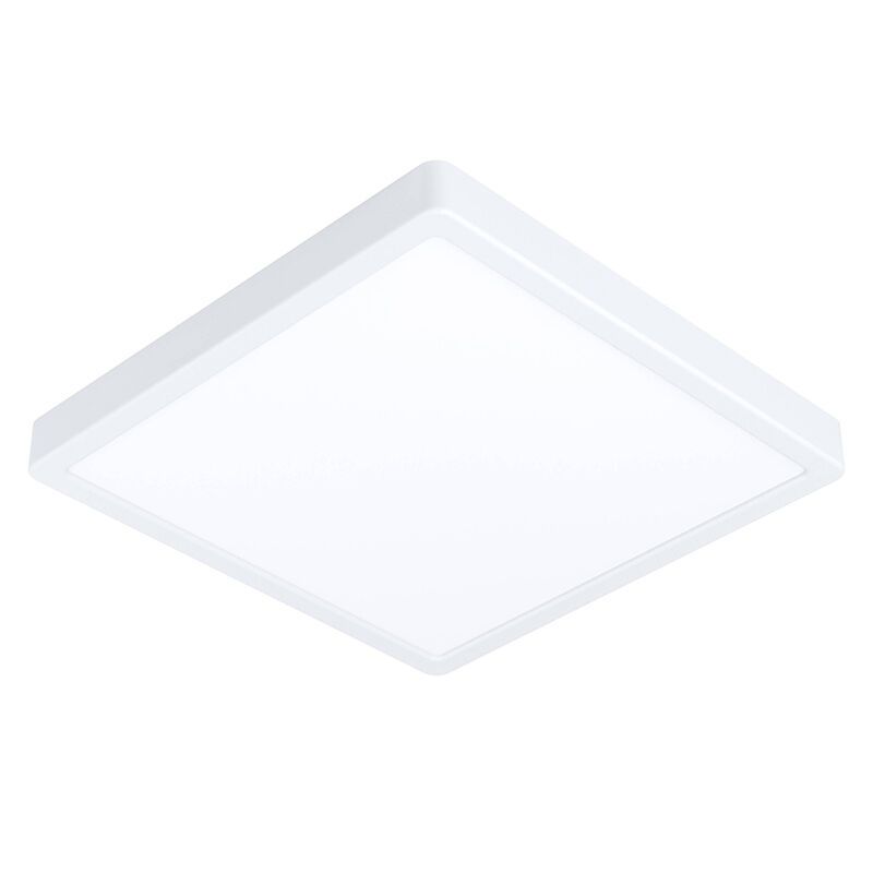 White smart ceiling light plastic, Geraldo, 19,5W, warm to cold white adjustable LED, IP44