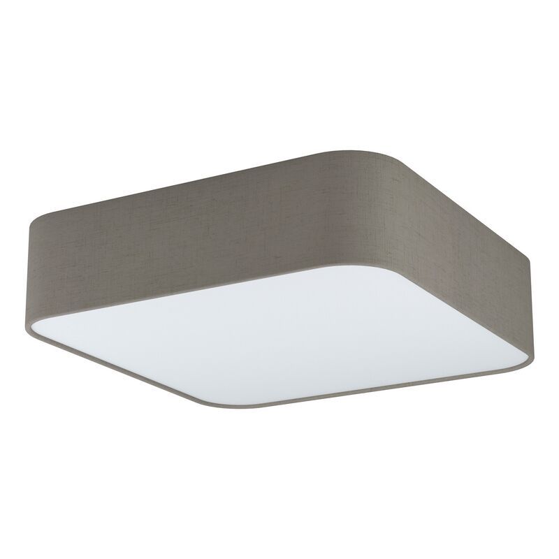 White flush ceiling light steel, Abano