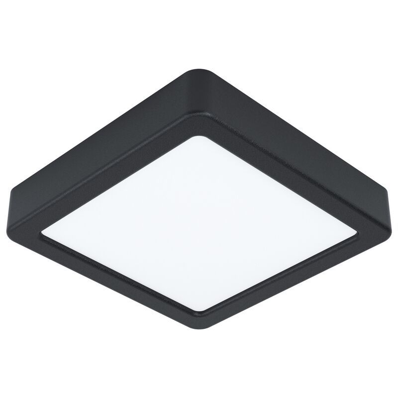 Black ceiling light steel, Pascale, 10W, 3000K LED Black ceiling light steel, Pascale, 10W, 3000K LED