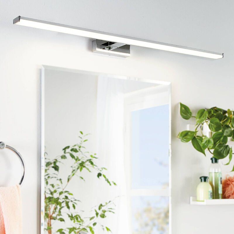 Chrome mirror lighting plastic, Nancy, 13,5W, 4000K LED, IP44 Chrome mirror lighting plastic, Nancy, 13,5W, 4000K LED, IP44