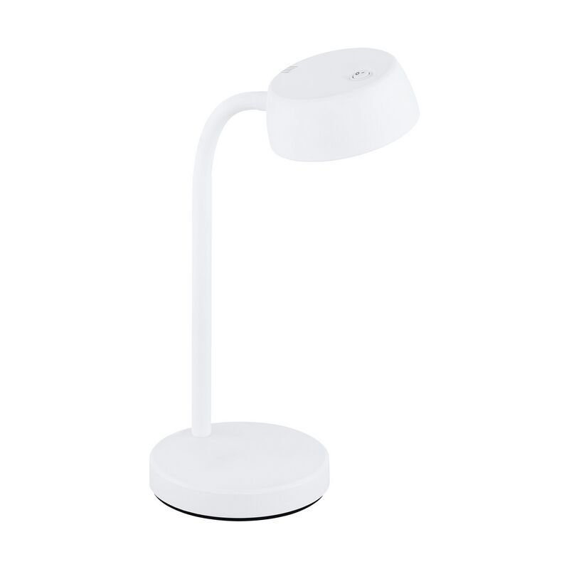 White table lamp plastic, Annelin, 4W, 3000K LED, with switch