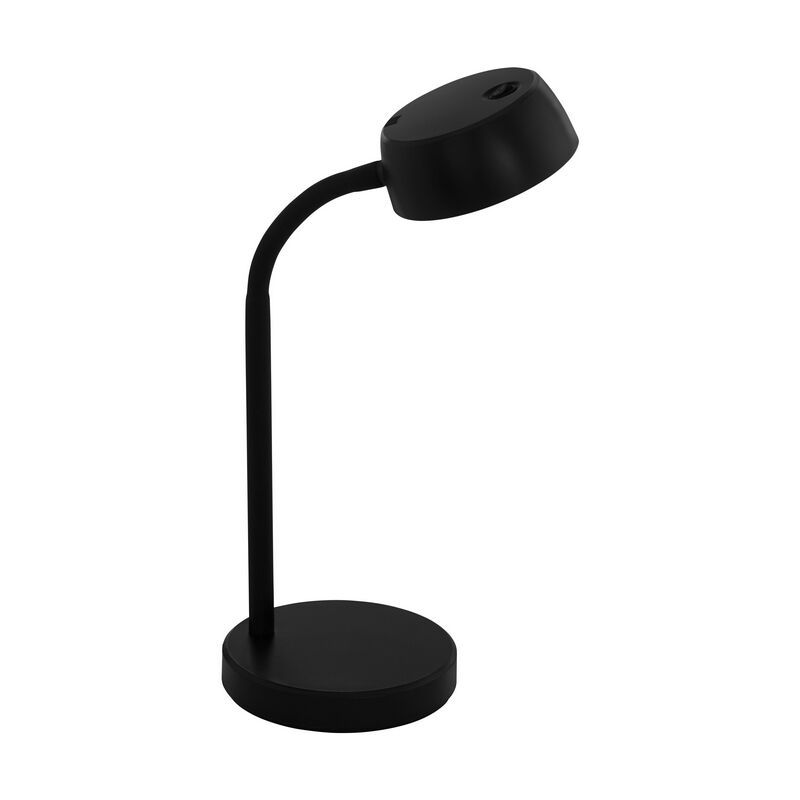 Black table lamp plastic, Annelin, 4W, 3000K LED, with switch