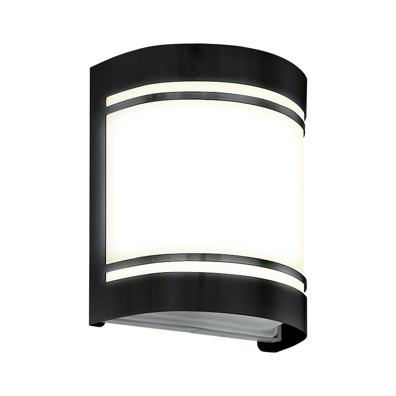 Black modern outdoor light steel, Aartje, IP44 Black modern outdoor light steel, Aartje, IP44