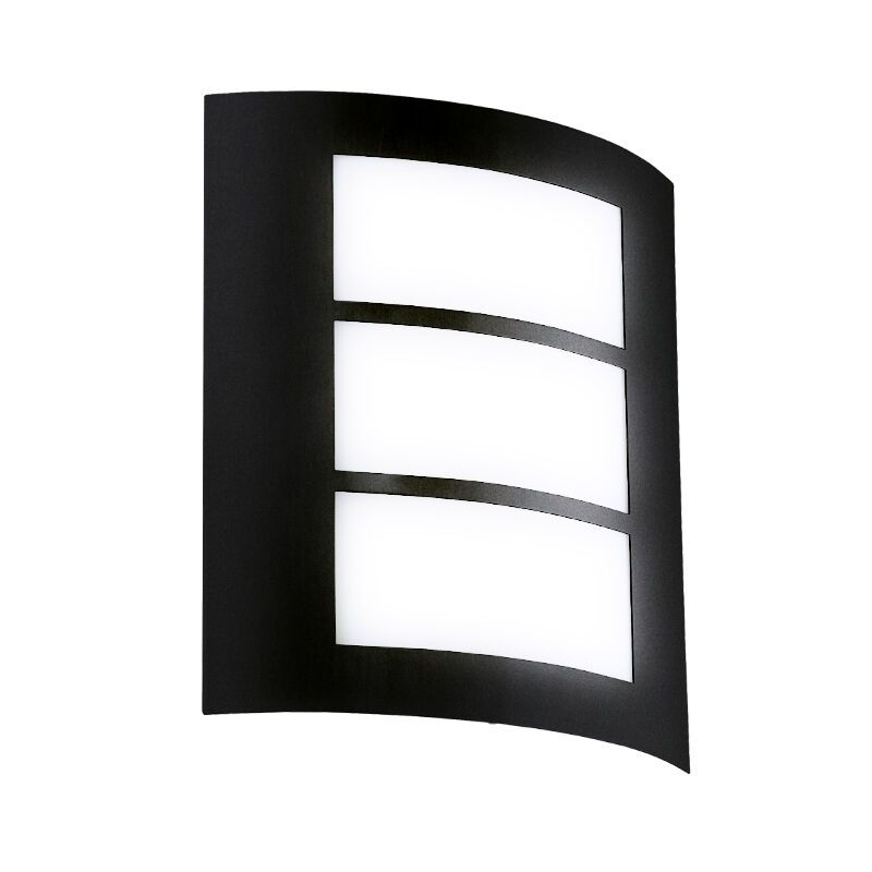 Black modern outdoor light steel, Aartje, IP44