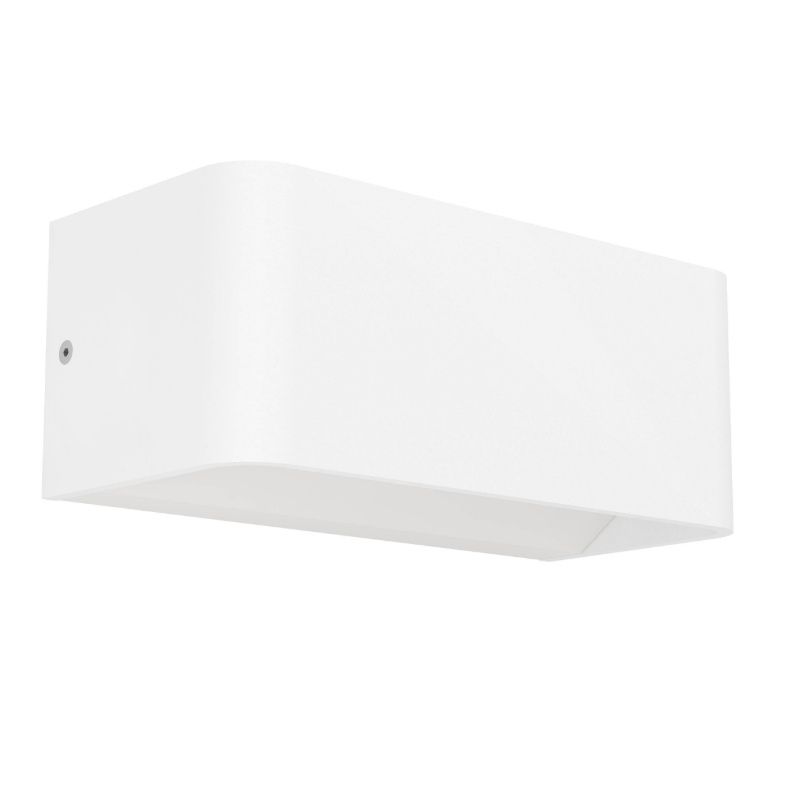 White modern smart wall light aluminium, Tjalle, 10W, RGBW LED, IP54 White modern smart wall light aluminium, Tjalle, 10W, RGBW LED, IP54