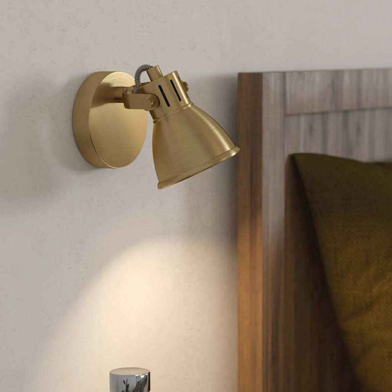 Golden industrial wall spotlight aluminium, Tinke Golden industrial wall spotlight aluminium, Tinke