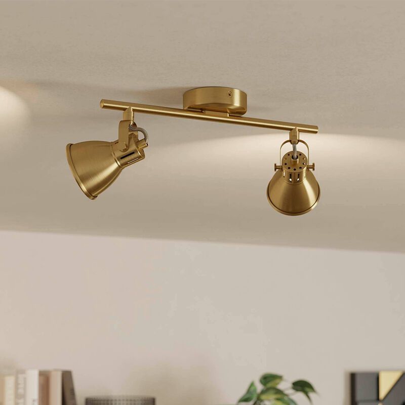 Golden industrial ceiling spotlight aluminium, Tinke