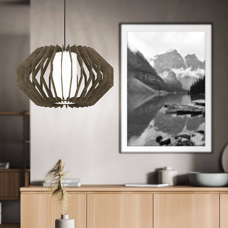 Wood pendant light brown, Lianda Wood pendant light brown, Lianda