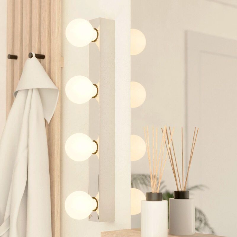 Chrome wall light aluminium, Raoul Chrome wall light aluminium, Raoul