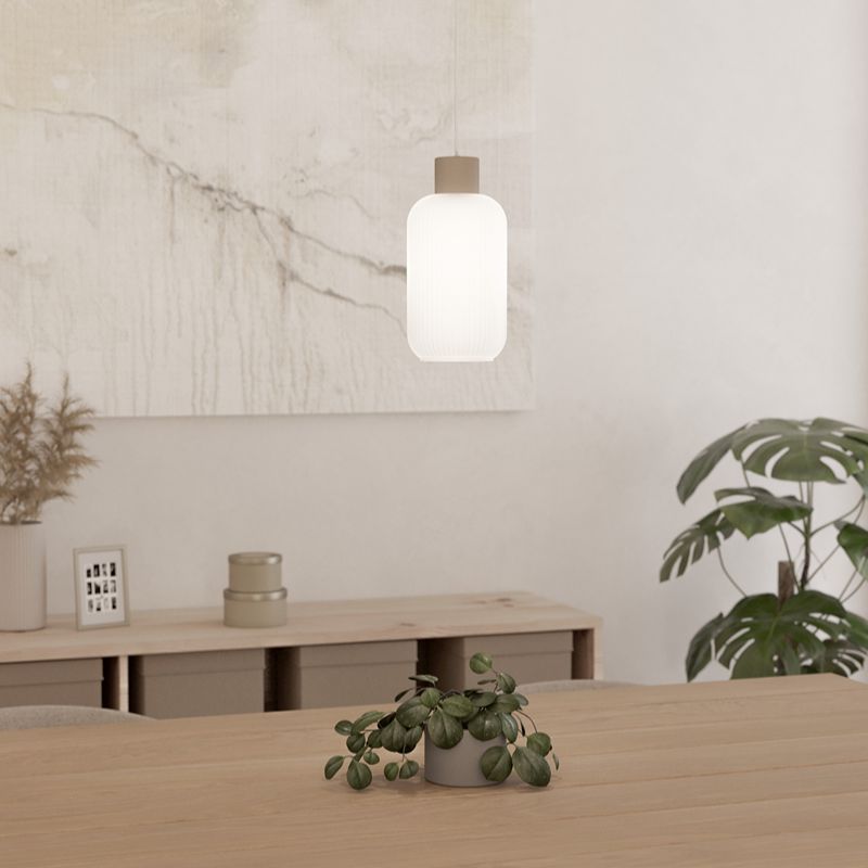 White modern pendant light glass, Dasmina White modern pendant light glass, Dasmina