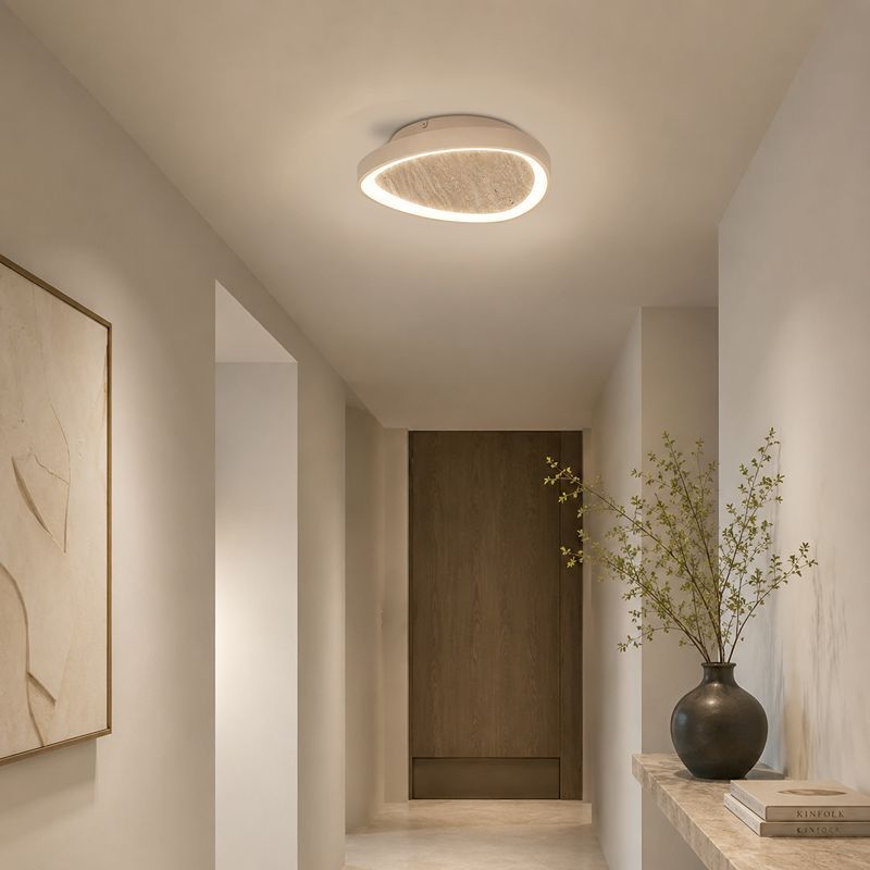 Beige modern ceiling light plastic, Meliciano, 11W, 2700K LED