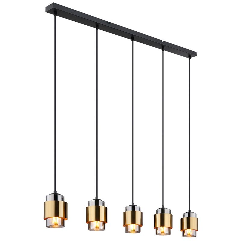 Brass design pendant light metal, Maran