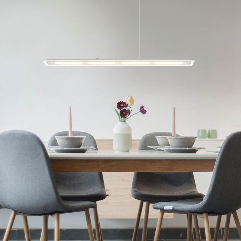 Nickel design pendant light metal, Nisanur, 20W, white switch LED, with touch dimmer Nickel design pendant light metal, Nisanur, 20W, white switch LED, with touch dimmer