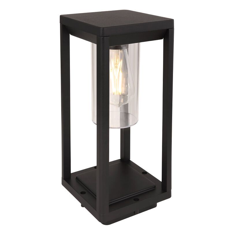 Black modern outdoor light plastic, Vildan, IP44