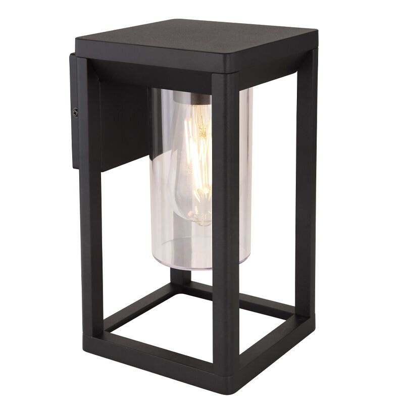 Black modern outdoor light plastic, Vildan, IP44 Black modern outdoor light plastic, Vildan, IP44