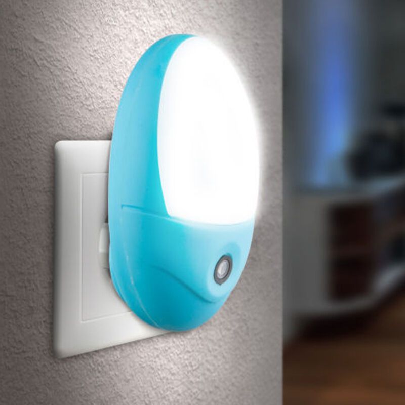 Blue kids night light plastic, Ather, 1W, 6500K LED Blue kids night light plastic, Ather, 1W, 6500K LED