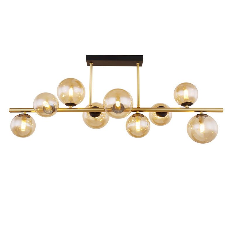 Amber design ceiling light glass, Melinda