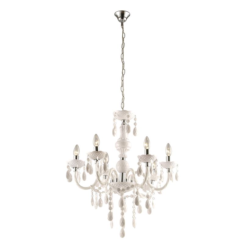 White classic chandelier acrylic, Monica