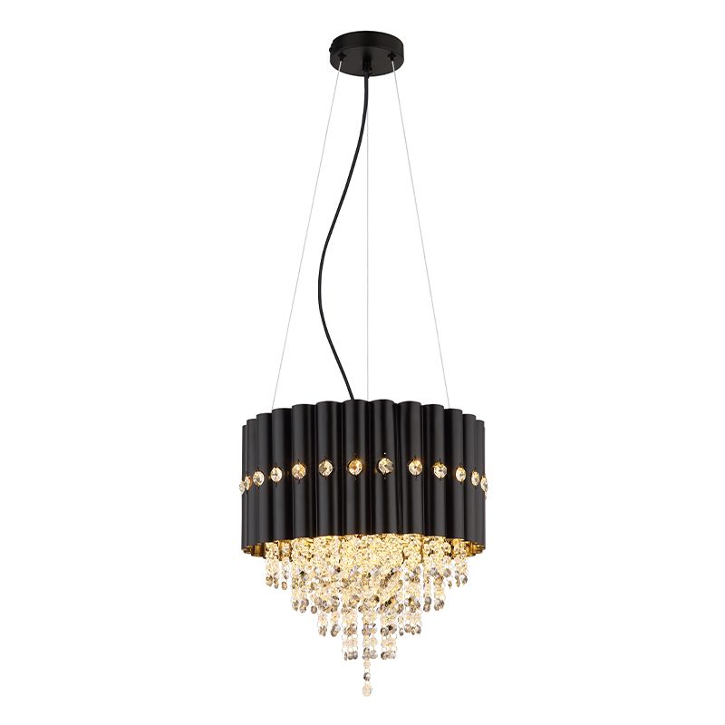 Black design chandelier crystal, Moniek Black design chandelier crystal, Moniek