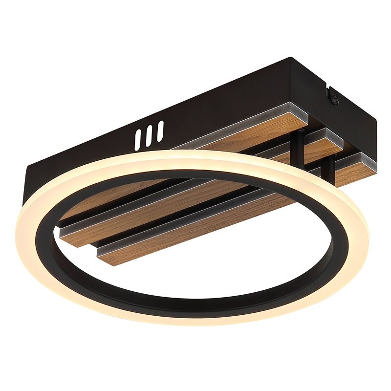 Black design ceiling light metal, Benedicte, 10W, white switch LED