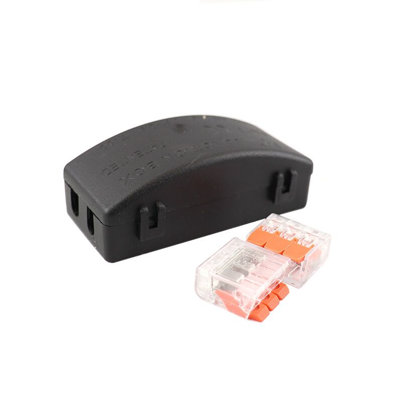 Black cable coupling IP20 maximum 3 x 2.5mm