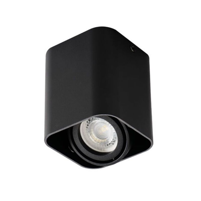 Modern surface mounted downlight black, Bera