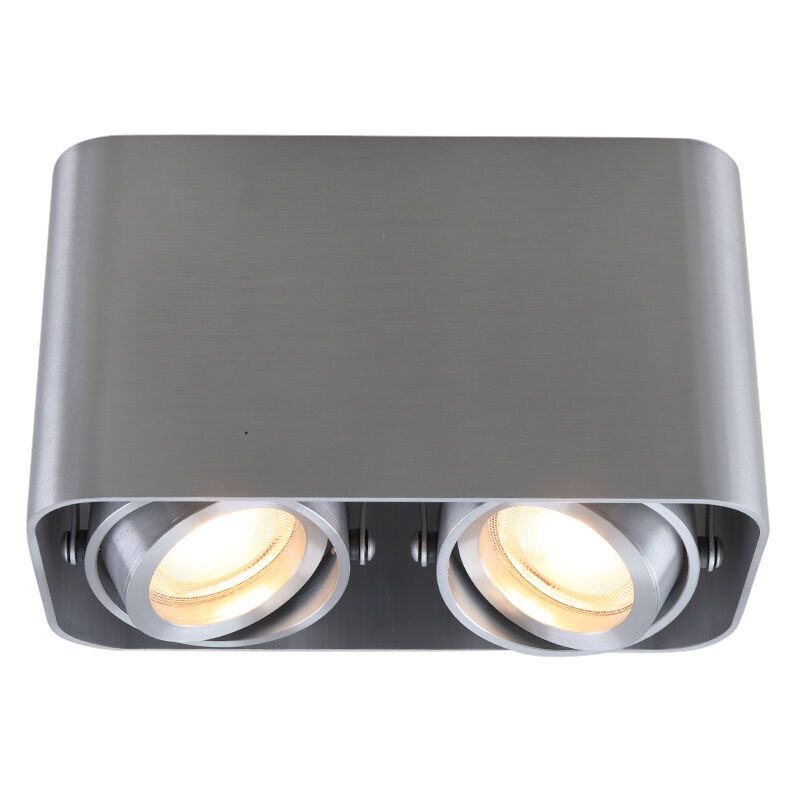 Modern surface mounted downlight silver, Bera