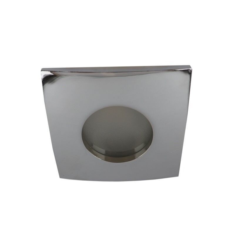 Aluminium bathroom recessed downlight chrome, Pelle, IP44