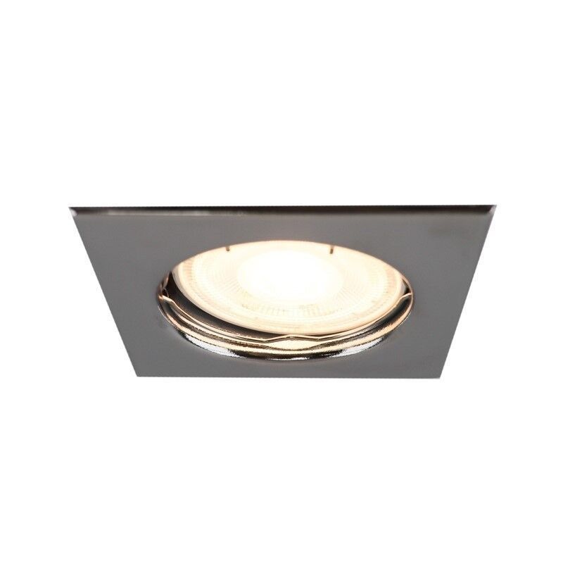 Metal recessed light chrome, Meco