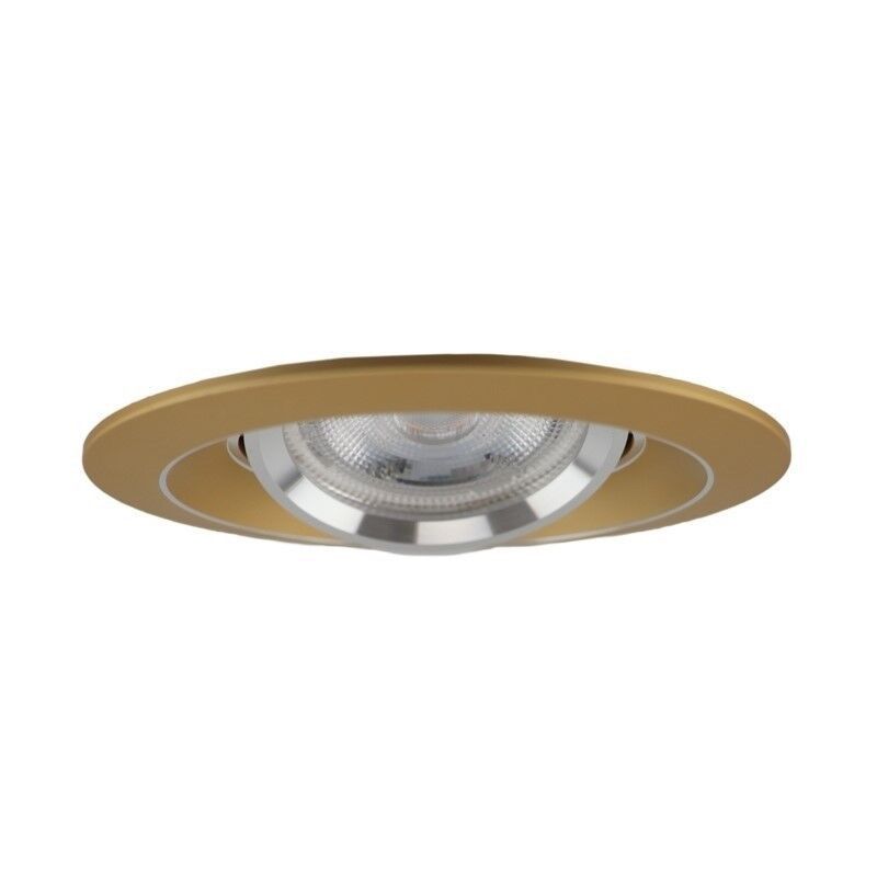 Aluminium recessed light gold, Tycho