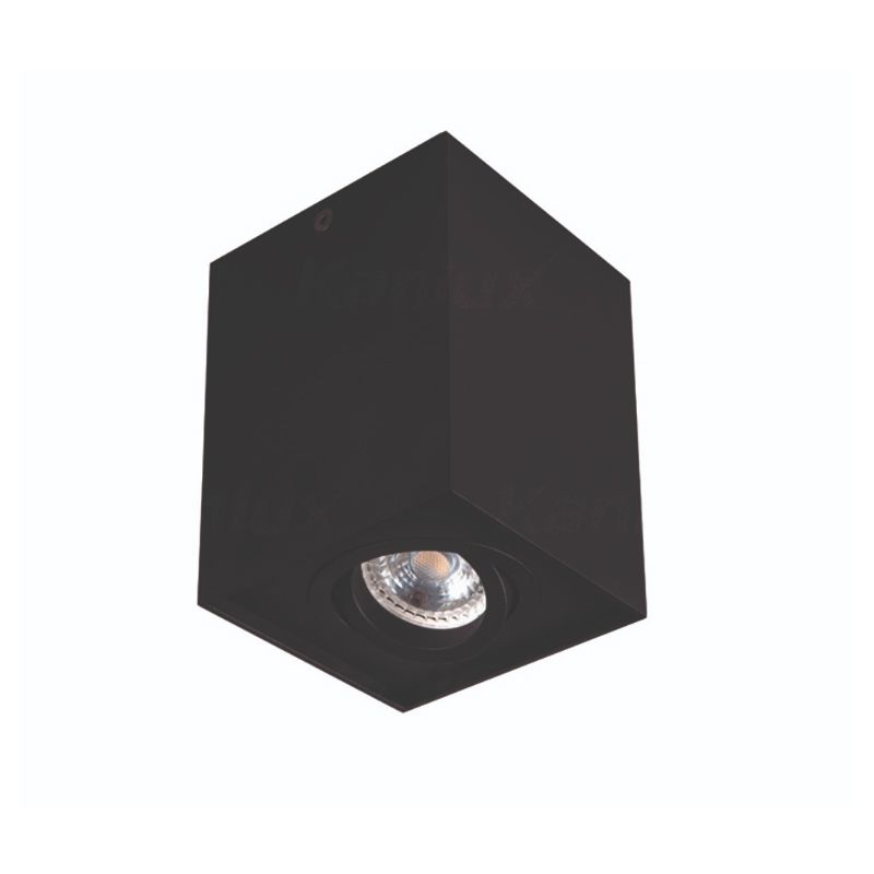 Aluminium surface mounted downlight black, Gord