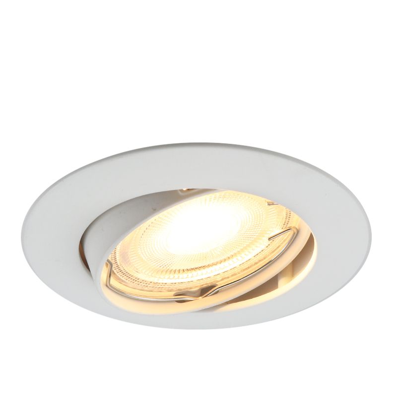Aluminium recessed light white, Agata