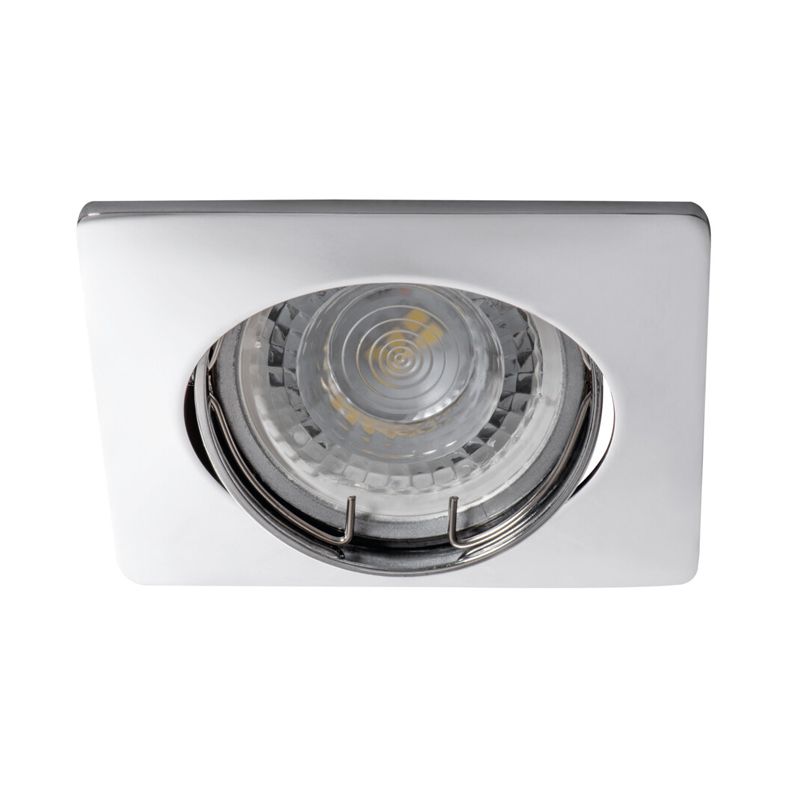 Aluminium recessed light chrome, Nesta