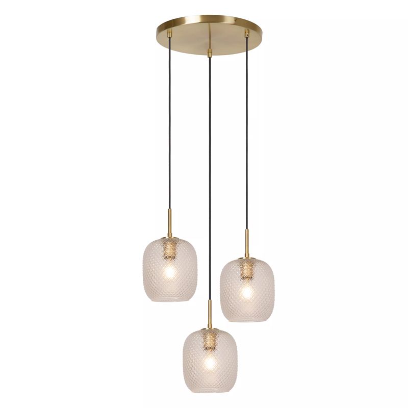 Golden pendant light retro, Alicent