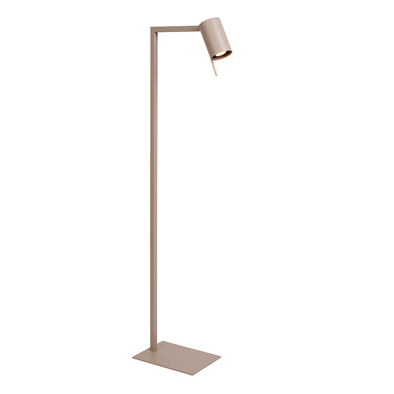 Taupe desk lamp modern, Lesley, with switch