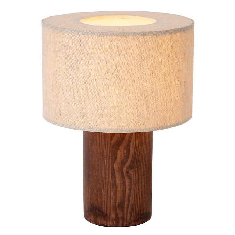 Brown table lamp rustic, Tachina, with switch Brown table lamp rustic, Tachina, with switch