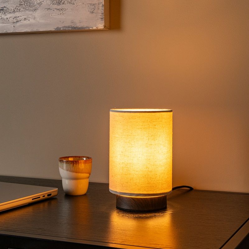 Beige table lamp Japandi, Albane, with switch Beige table lamp Japandi, Albane, with switch