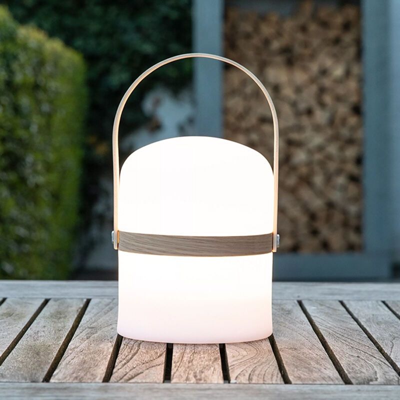 White outdoor light modern, Joe, 3W, 2700K LED, IP44, with switch