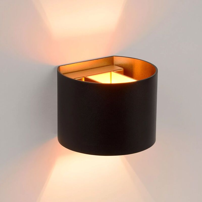 Black up down wall light modern, Xio Black up down wall light modern, Xio