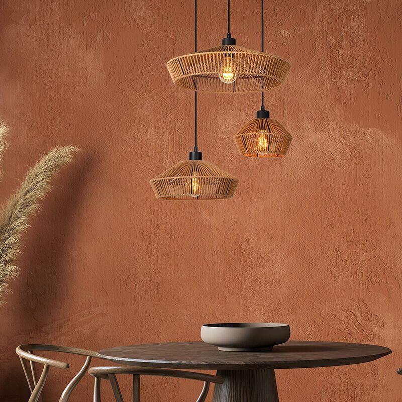 Rattan pendant light wood, Yunkai Rattan pendant light wood, Yunkai