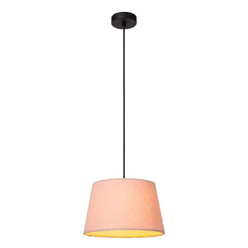 Pink pendant light vintage, Woolly