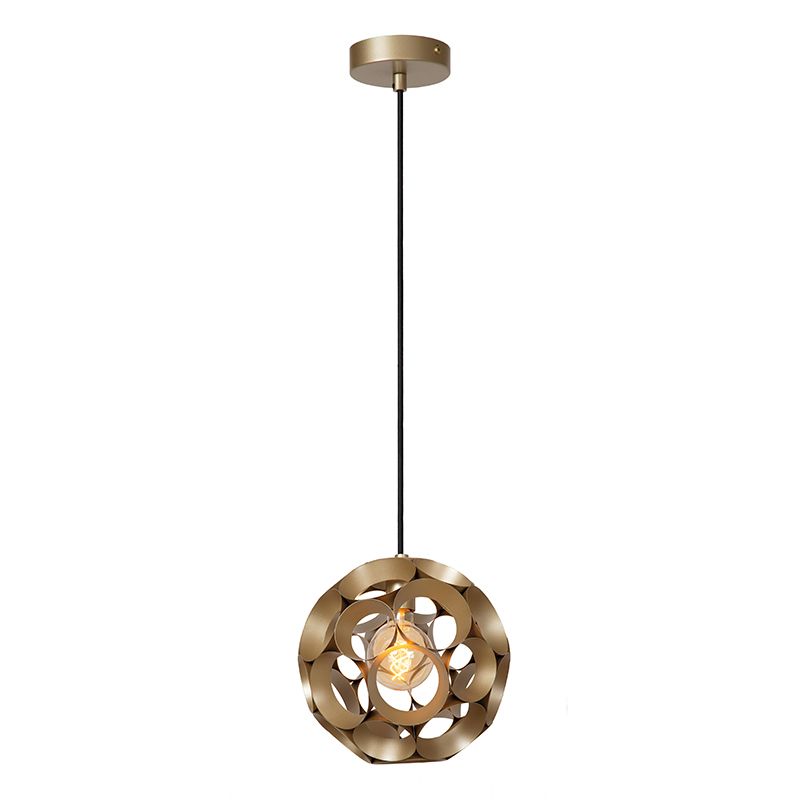 Golden pendant light modern, Hannelore