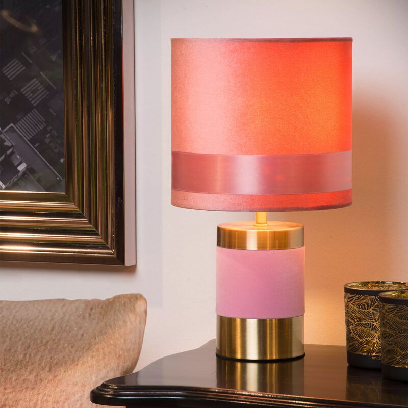 Golden table lamp retro, Extravaganza Frizzle, with switch