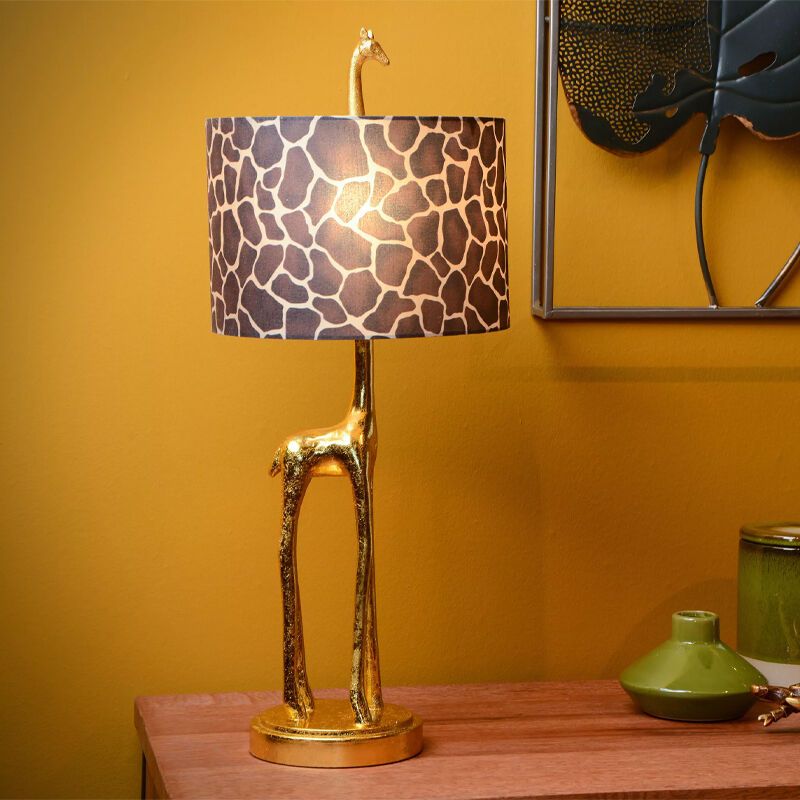 Brown table lamp retro, Extravaganza Miss Tall, with switch Brown table lamp retro, Extravaganza Miss Tall, with switch