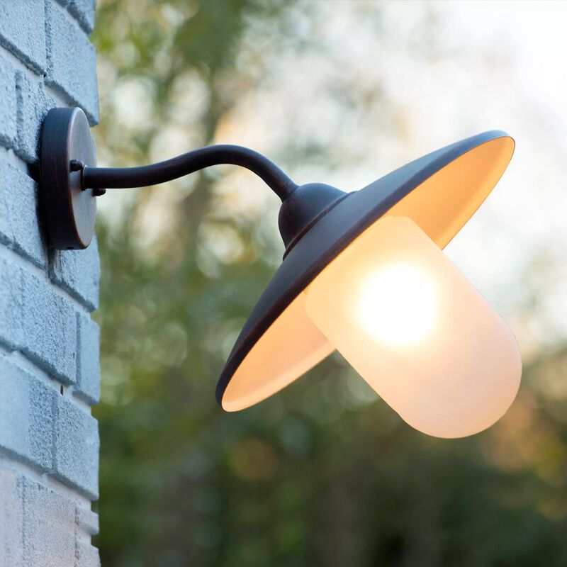 Rust Coloured outdoor light rustic, Aruba, IP44