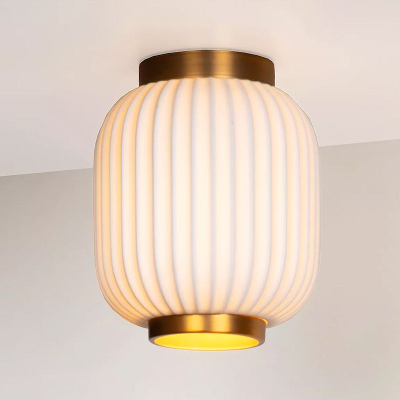 Ceramic flush ceiling light gold, Gosse