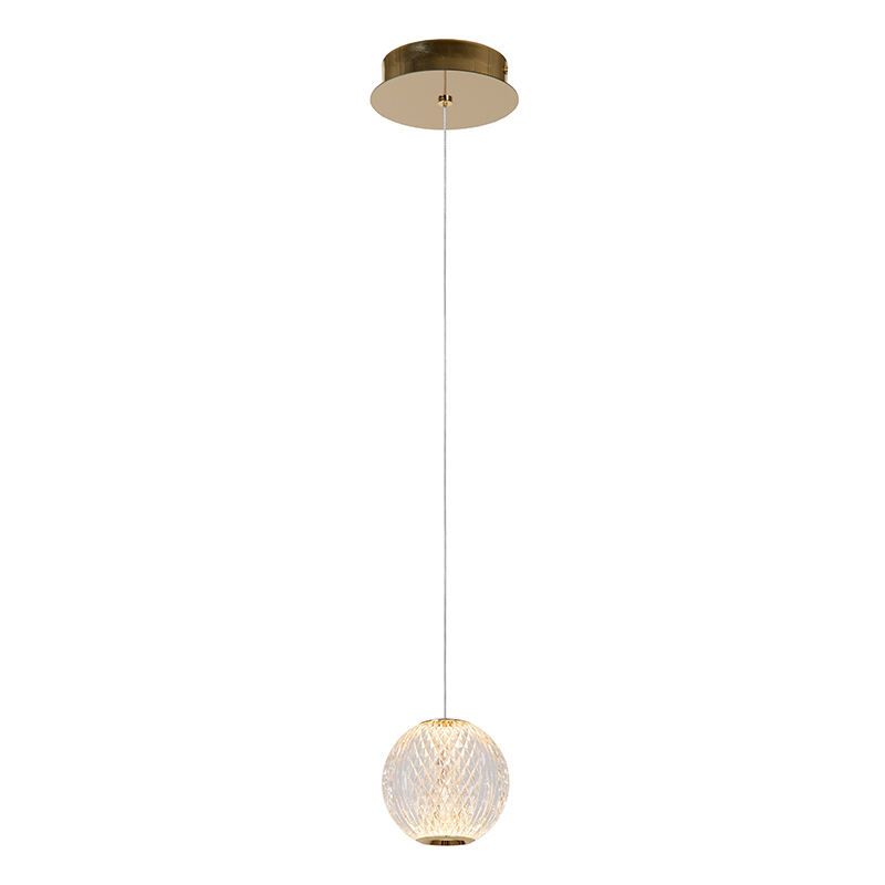 Transparent pendant light modern, Cintra, 5,7W, 2700K LED