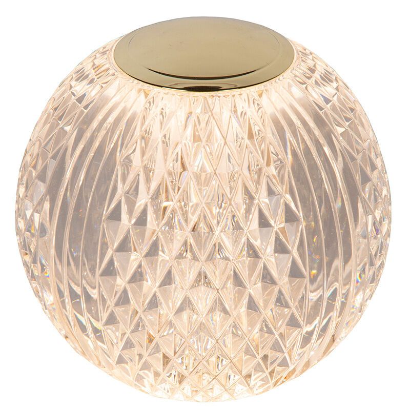 Transparent table lamp modern, Cintra, 2W, 2700K LED, 3-step dimmable Transparent table lamp modern, Cintra, 2W, 2700K LED, 3-step dimmable