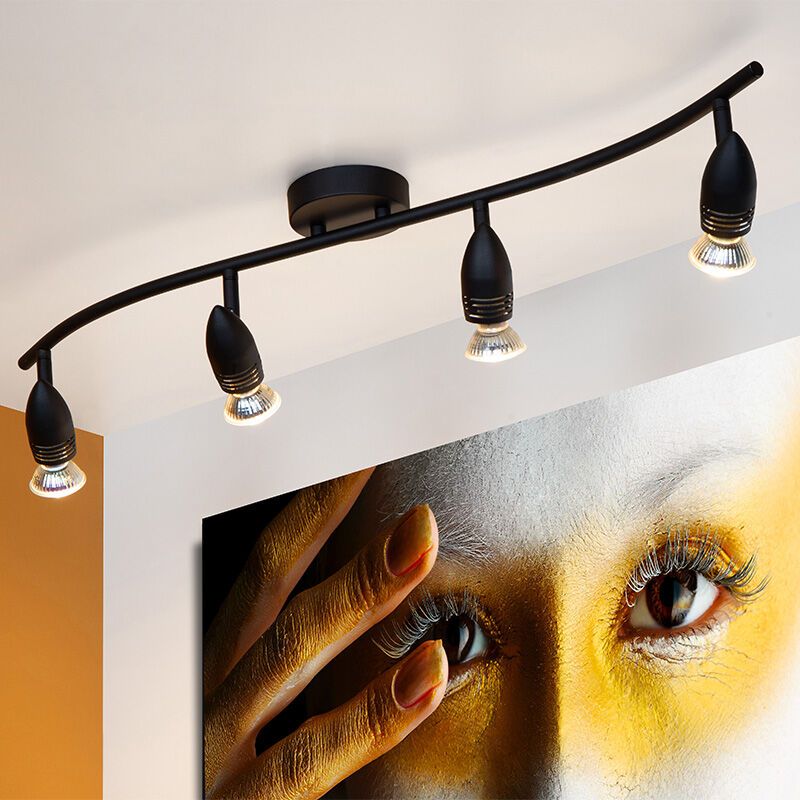 Black ceiling spotlight modern, Caro