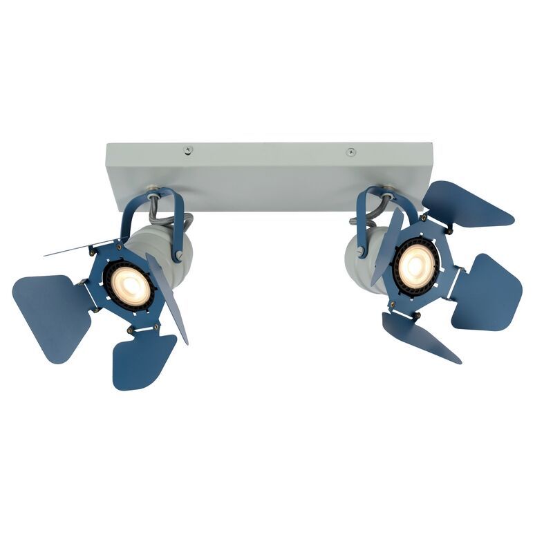 Blue kid's ceiling spotlight modern, Picto